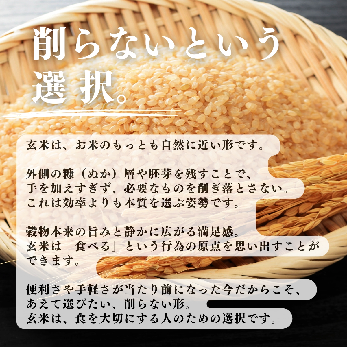 削らないという選択