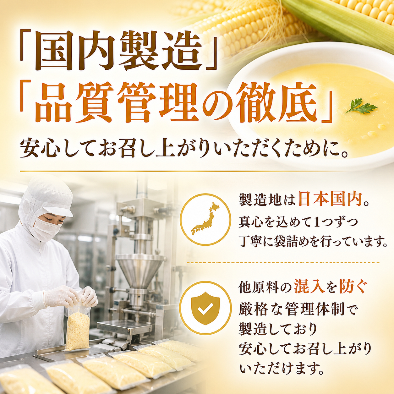 品質管理の徹底