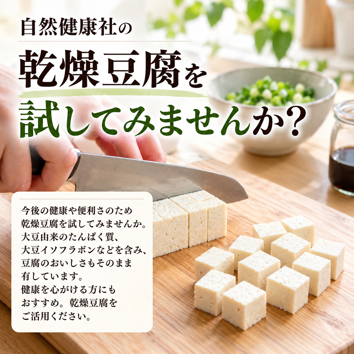 乾燥豆腐を試してみませんか？