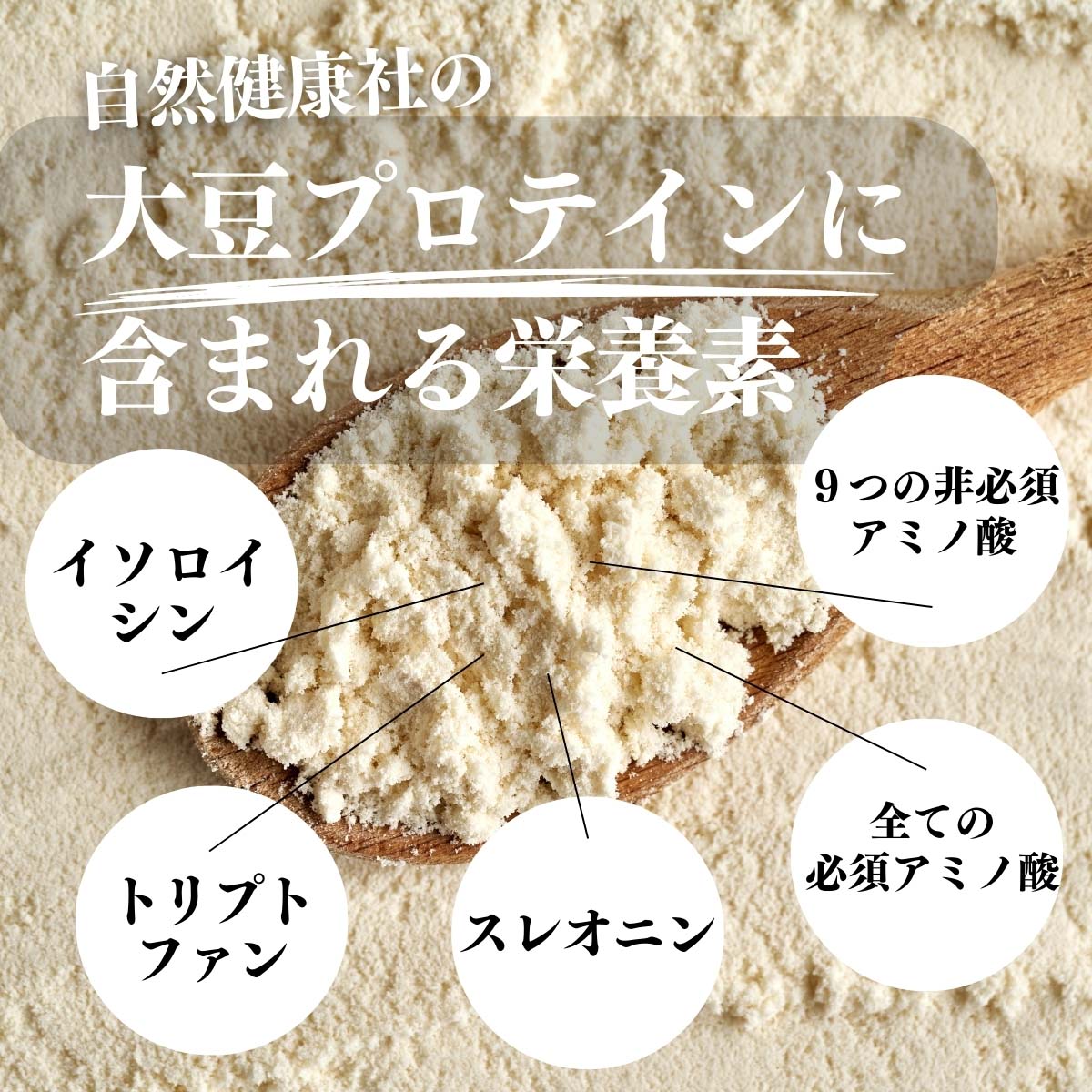 大豆プロテインに含まれる貴重な栄養成分
