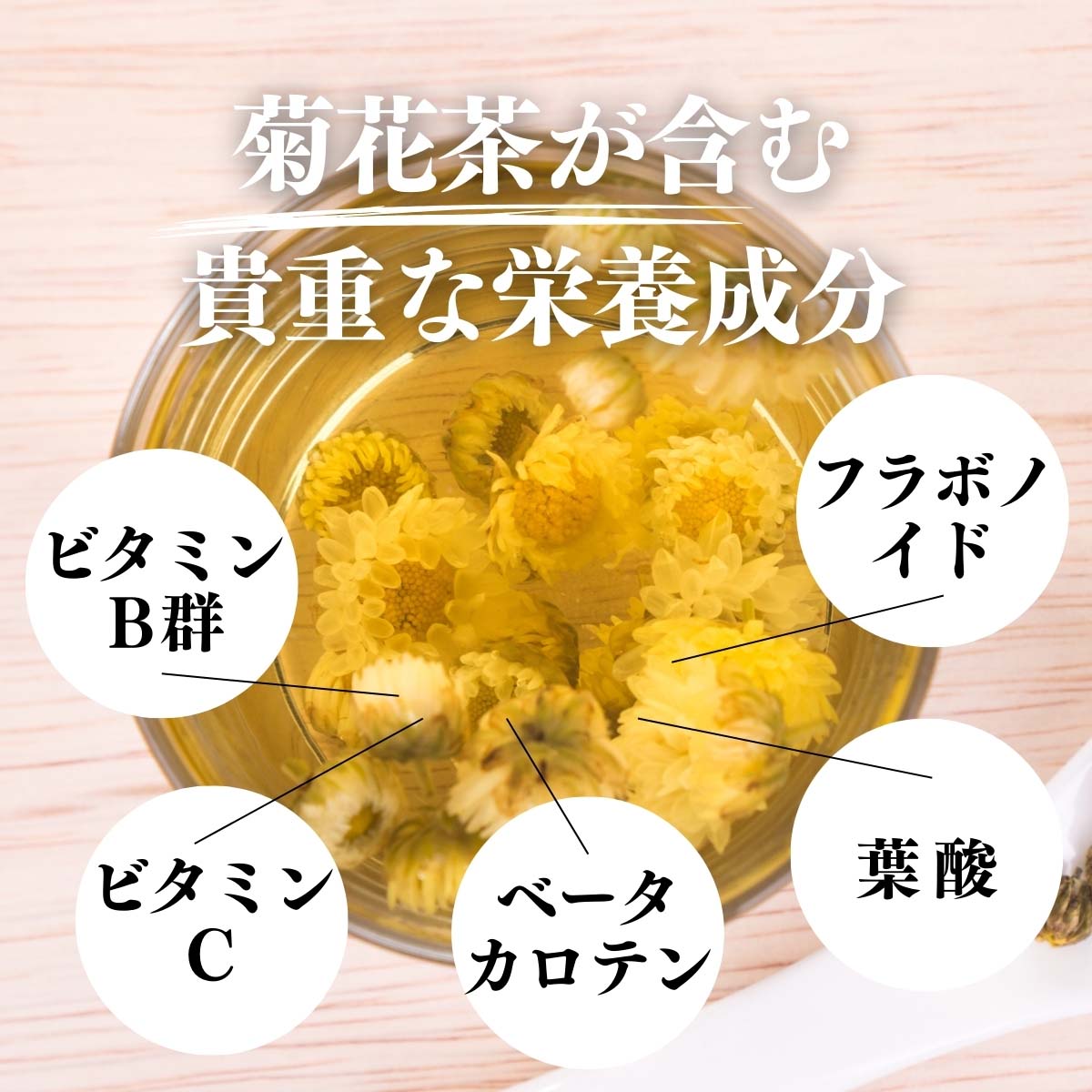 菊花茶が含む貴重な栄養成分