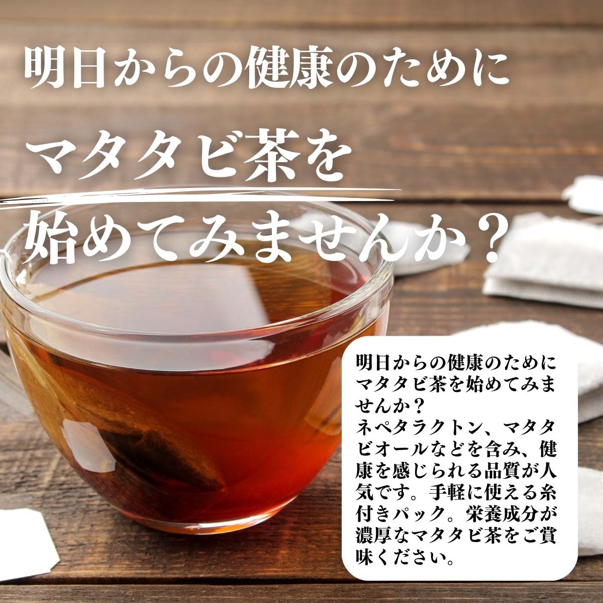 マタタビ茶をはじめてみませんか？