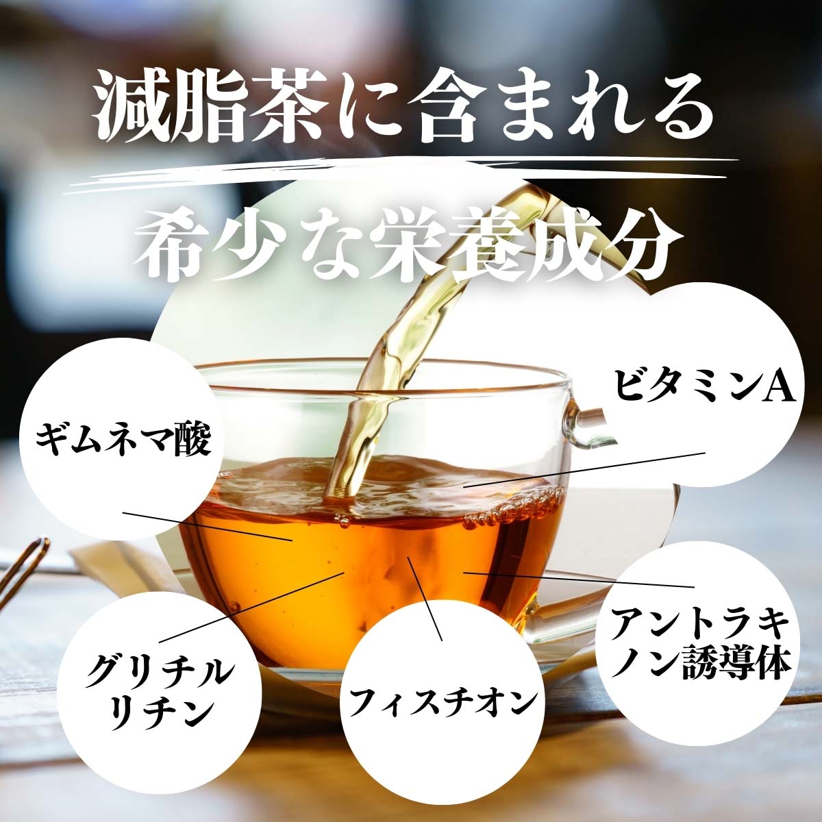 減脂茶に含まれる栄養成分