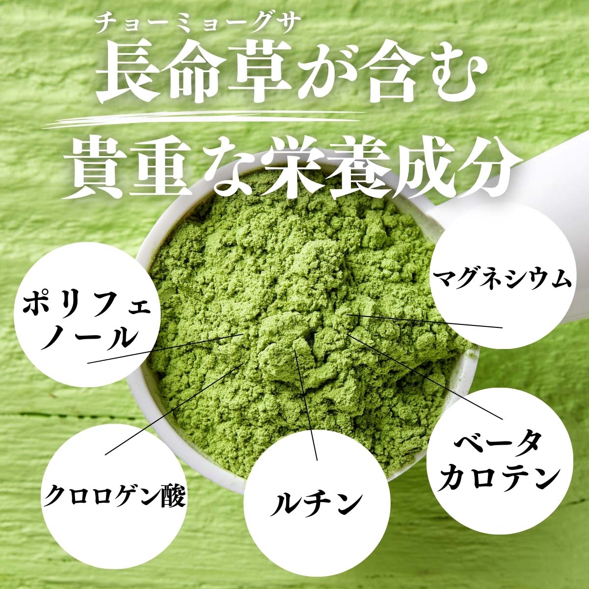 長命草が含む貴重な栄養成分