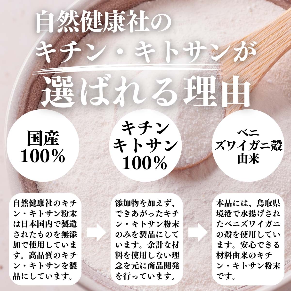 キチン・キトサンが選ばれる理由