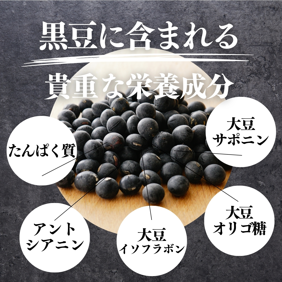 黒豆に含まれる貴重な栄養成分