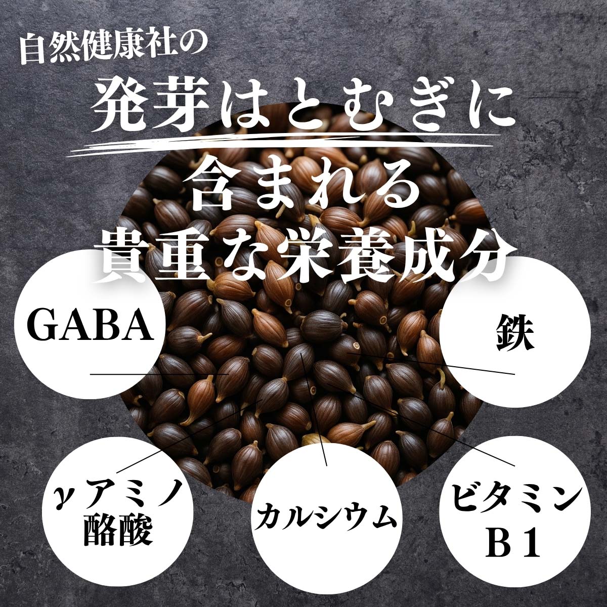 発芽はとむぎに含まれる貴重な栄養成分