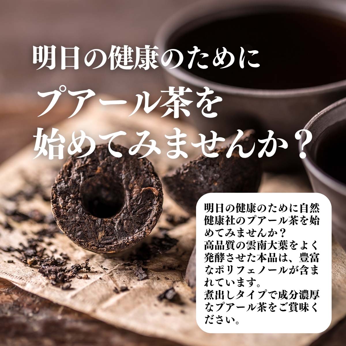 プアール茶をはじめてみませんか？