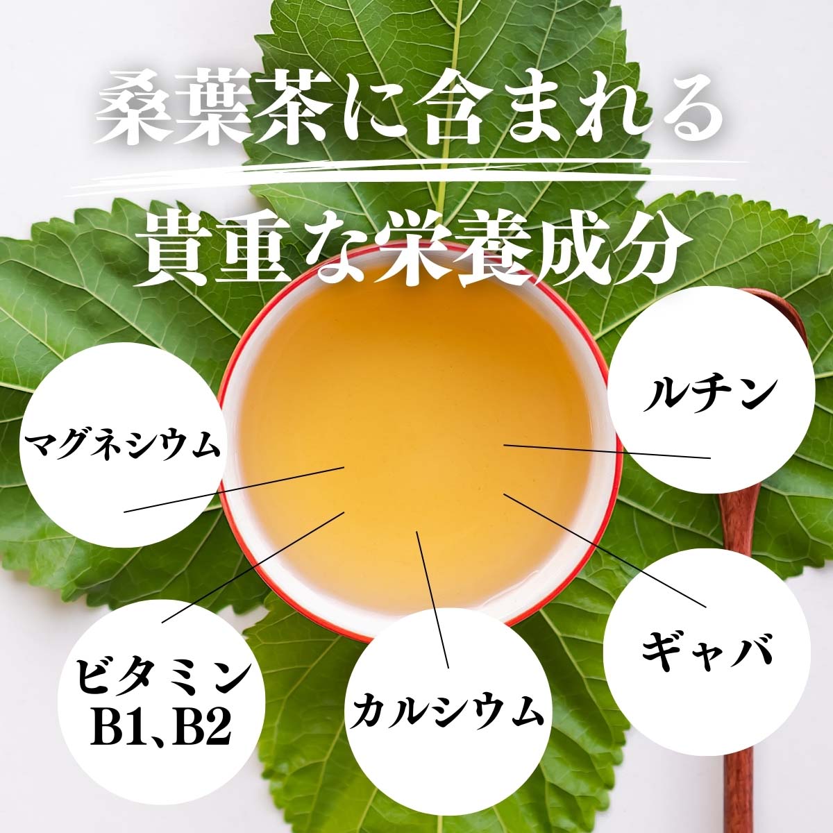 桑葉茶に含まれる貴重な栄養成分