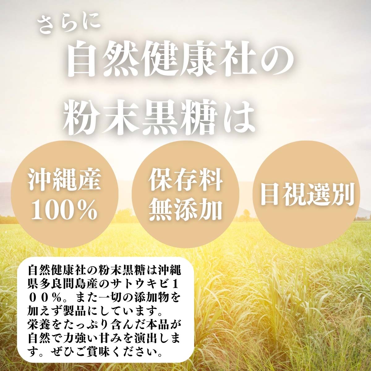 沖縄県産１００％、保存料無添加、目視選別