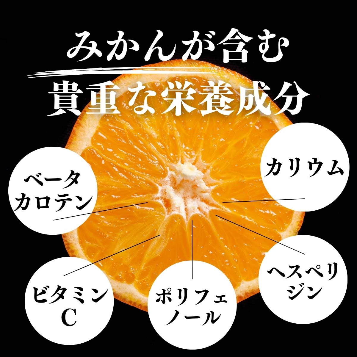 みかんが含む貴重な栄養成分