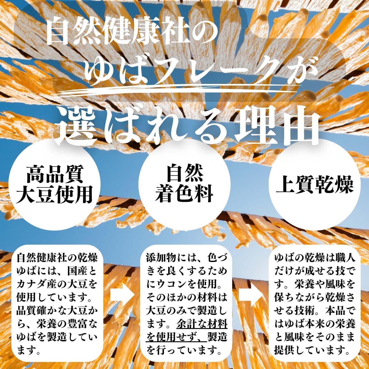 ゆばフレークが選ばれる理由